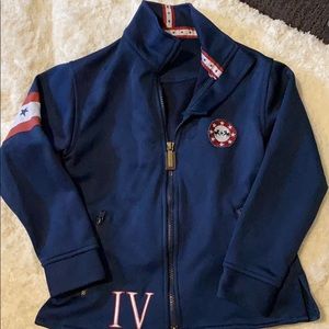 Equine Couture navy girls riding jacket